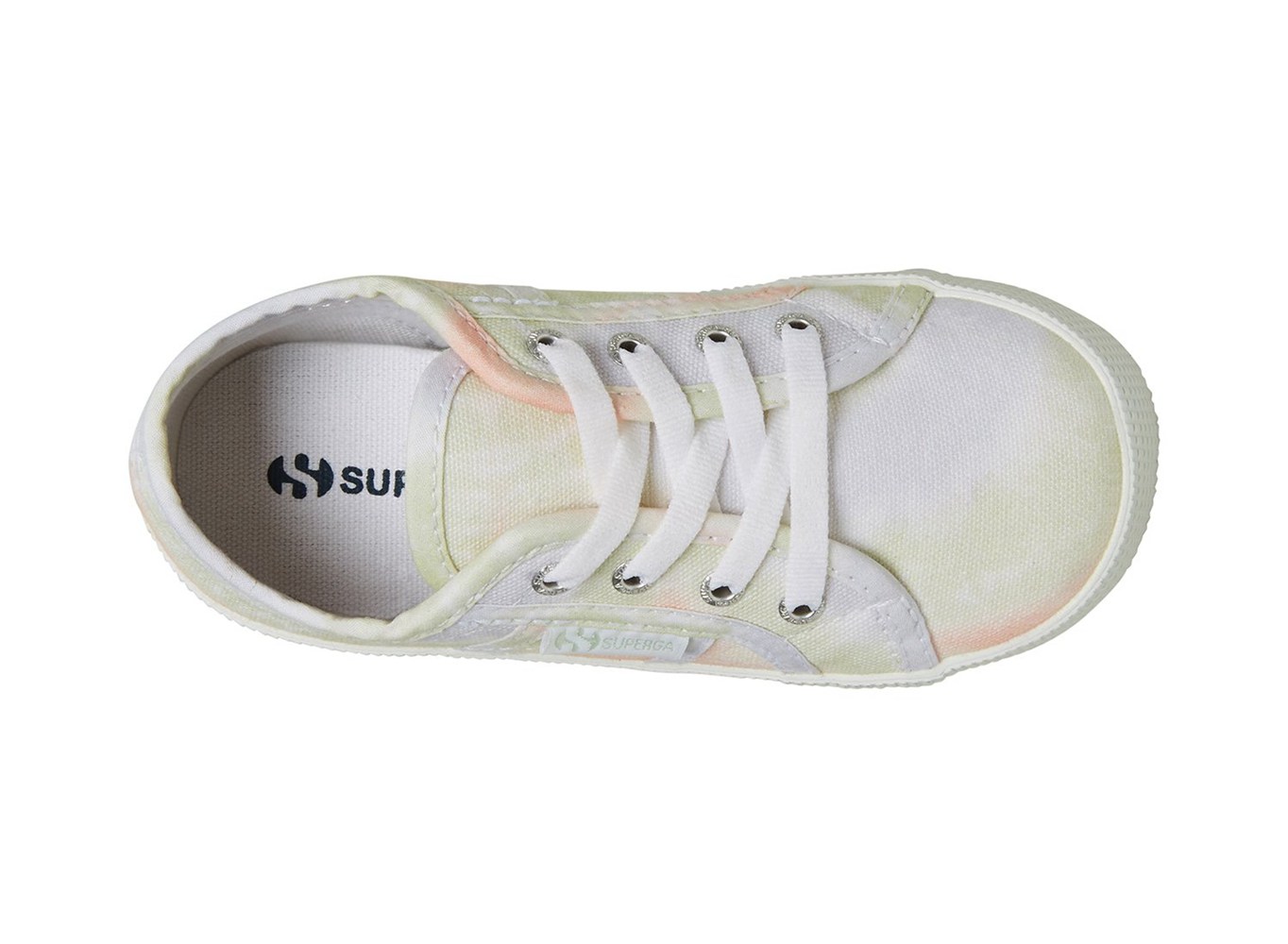 Superga Sneakers Kids - 2750 Cotbumpertiedyej - White - VULRO6109